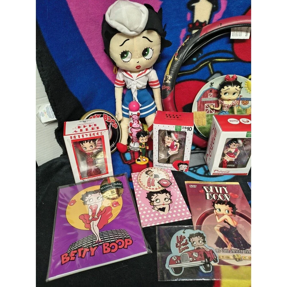 Large Vintage Lot Of Betty Boop Collectibles And Memorabilia Retro Many Items